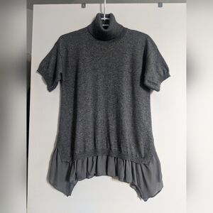 Madison MARCUS Charcoal Knit Top